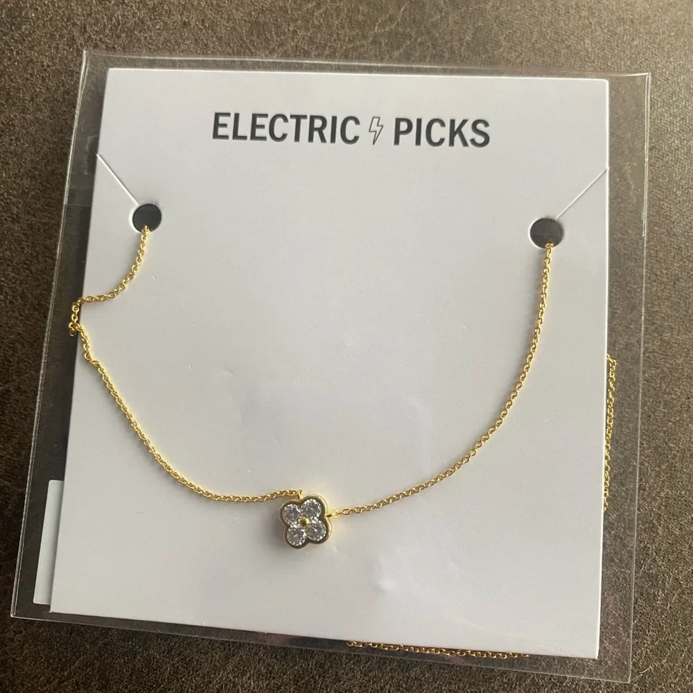 Electric Picks Camilla Necklace Gold